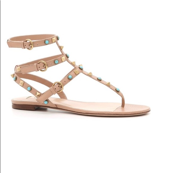 valentino studded gladiator sandals